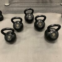 American Barbell Rubber Coated Cast Iron Kettlebells